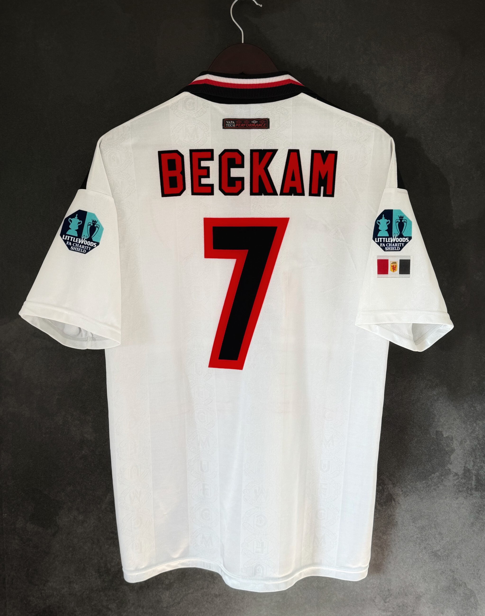 Manchester United 1997/98 Away BECKAM 7 Large 10/10