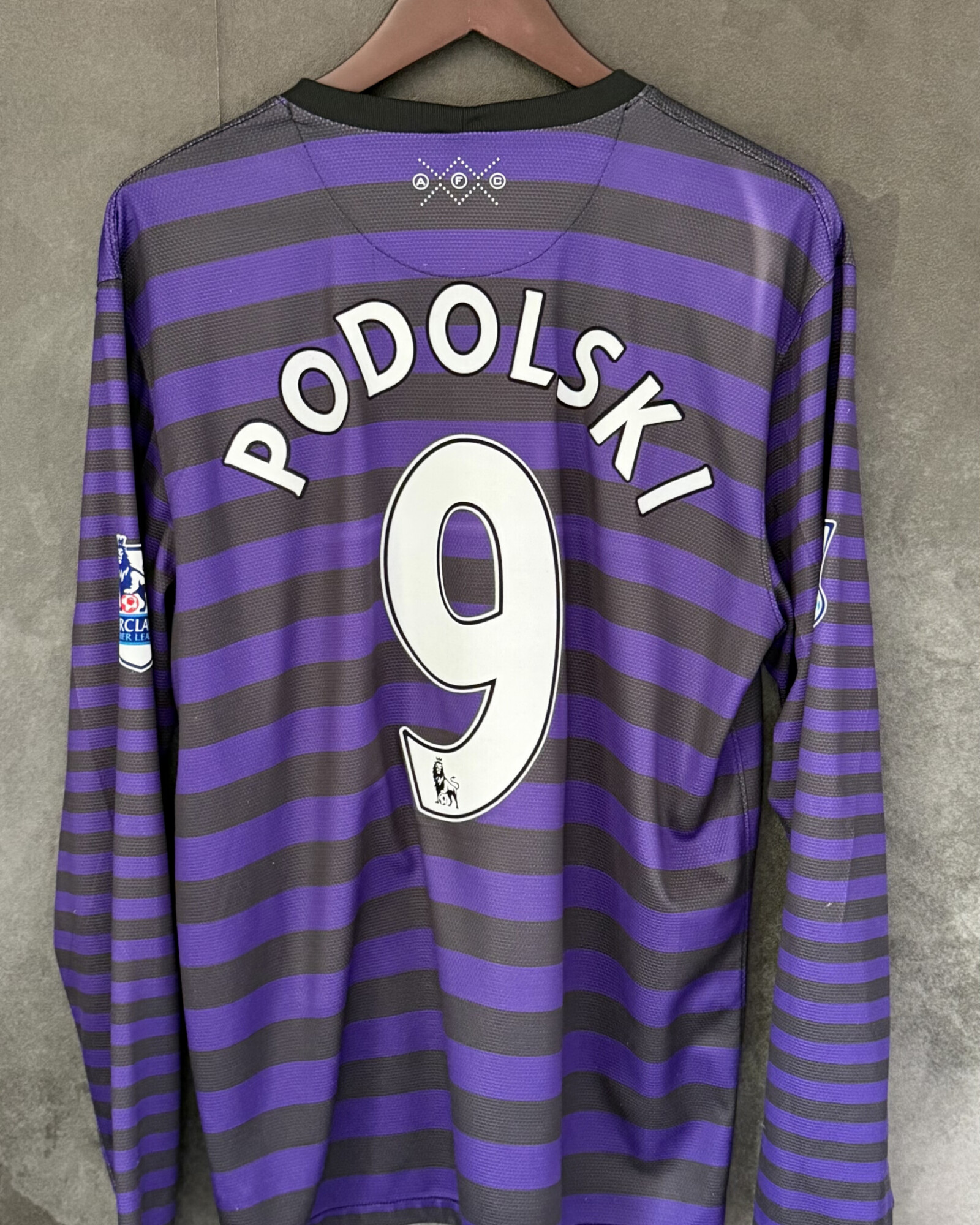 Arsenal 2012/13 Away PODOLSKI 9 Large 8/10