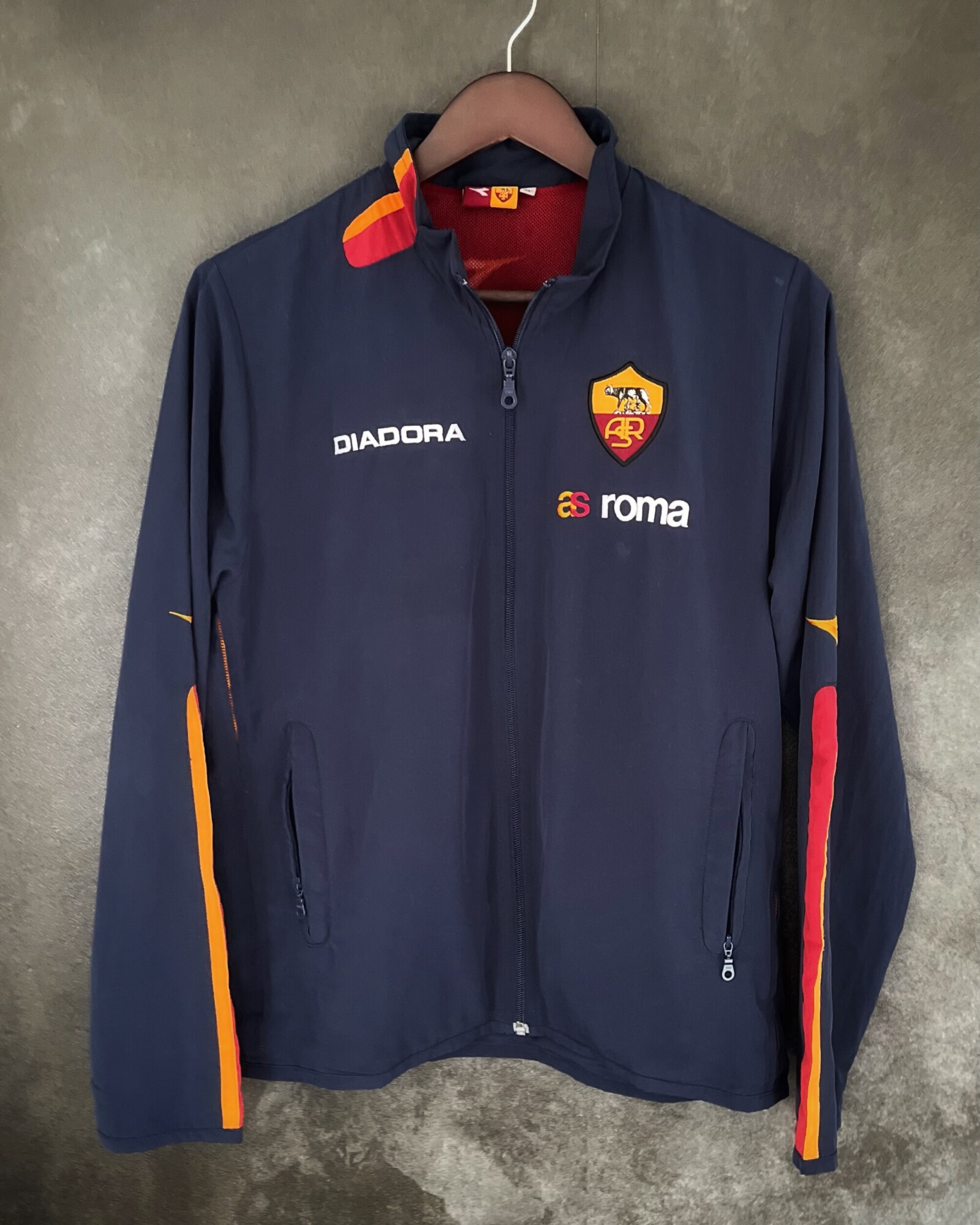 AS Roma 2003/04 Track Jacket Medium 9/10