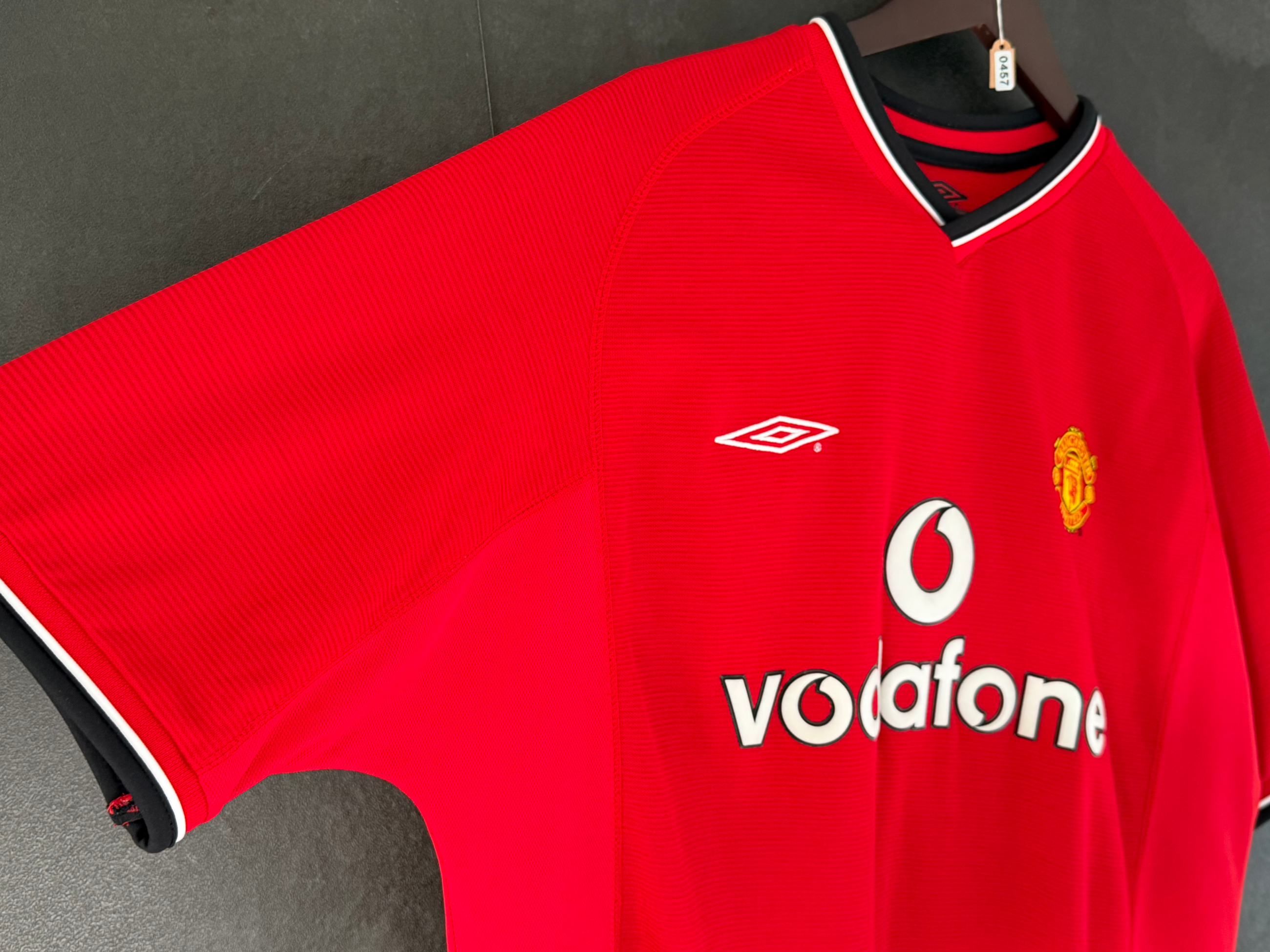 Manchester United 2000/02 Home BECKHAM 7 Large 9/10 view 10