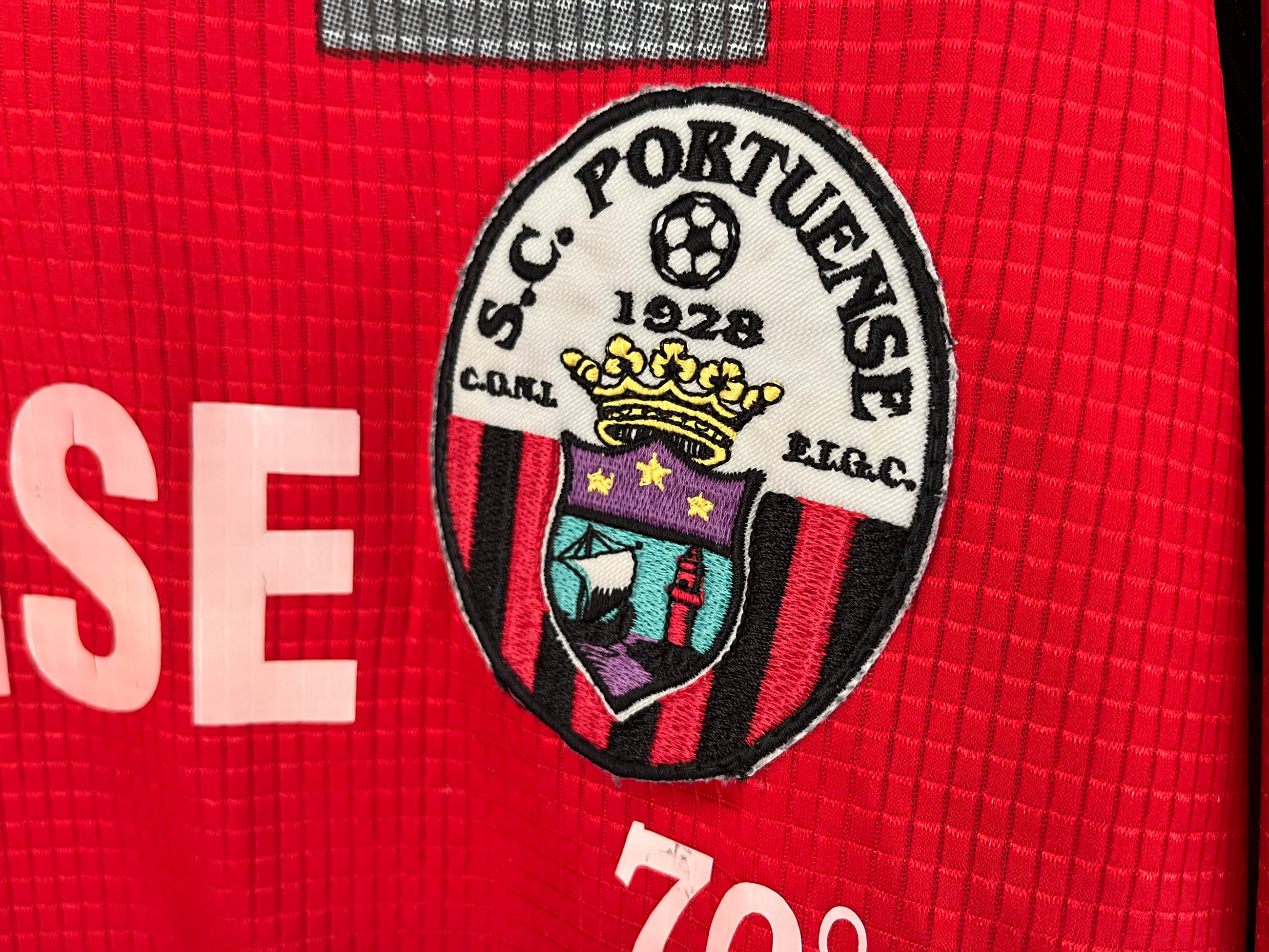 S.C Portuense Calcio 1993/94 Home XL 9/10 Match Worn view 6