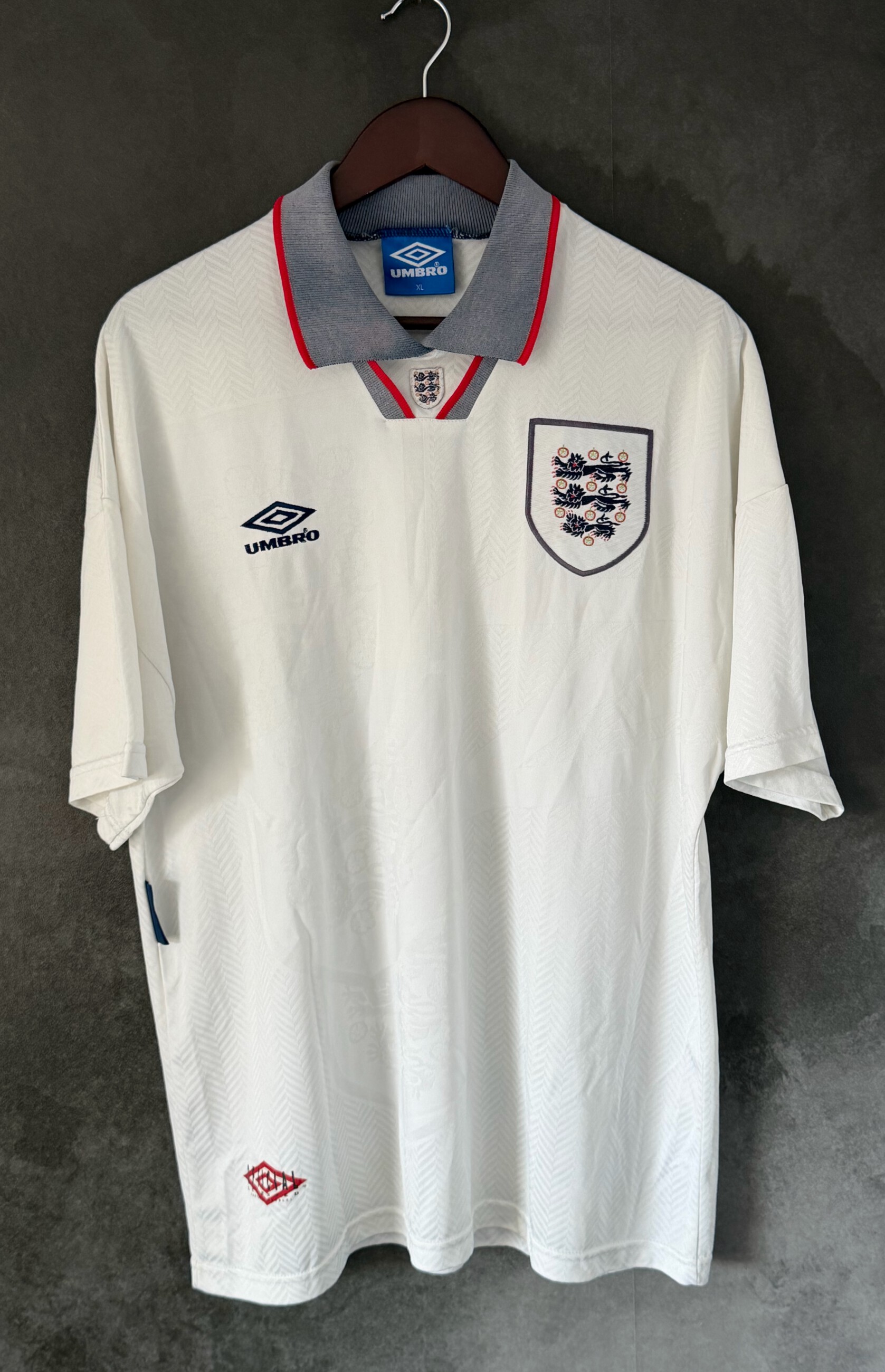 England 1994 Home BARNES 10 XL 9/10 view 2