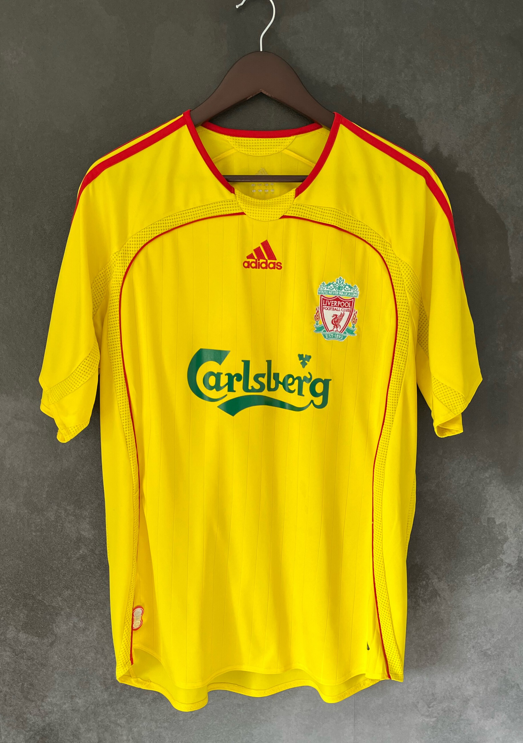 Liverpool FC 2006/07 Away GERRARD 8 Large 8/10