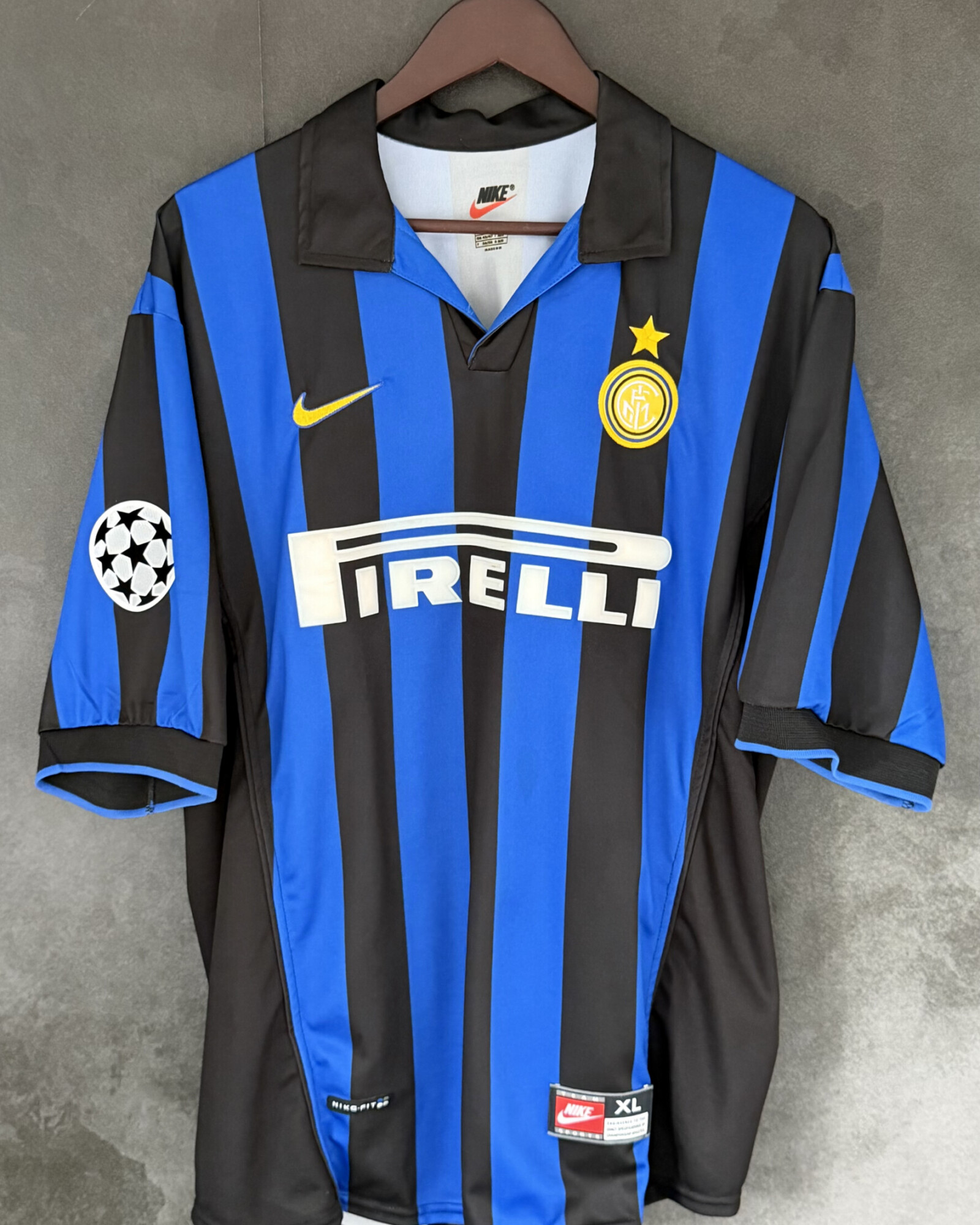 Inter Milan 1998/99 Home ZAMORANO 1+8 XL 9/10