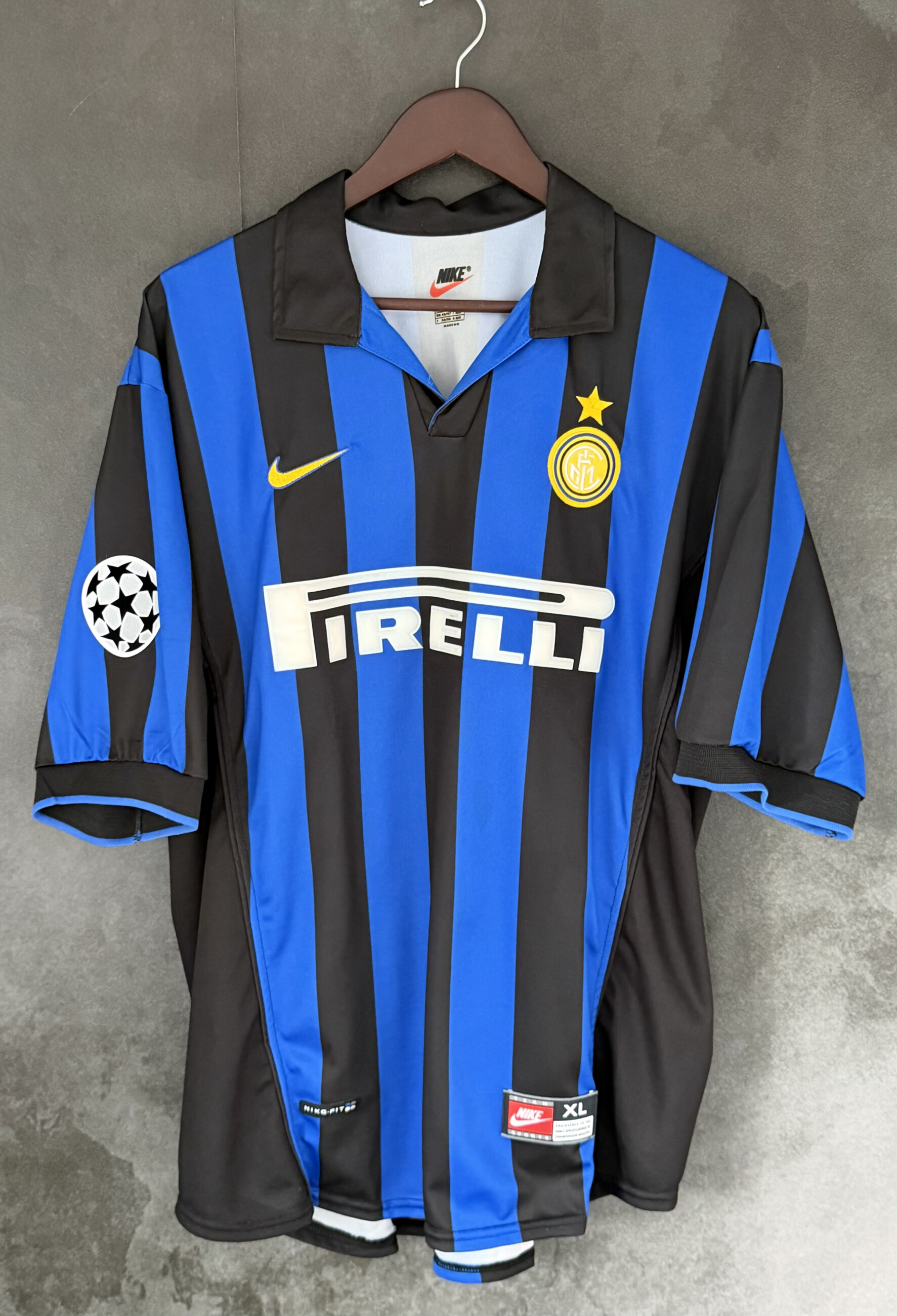 Inter Milan 1998/99 Home ZAMORANO 1+8 XL 9/10