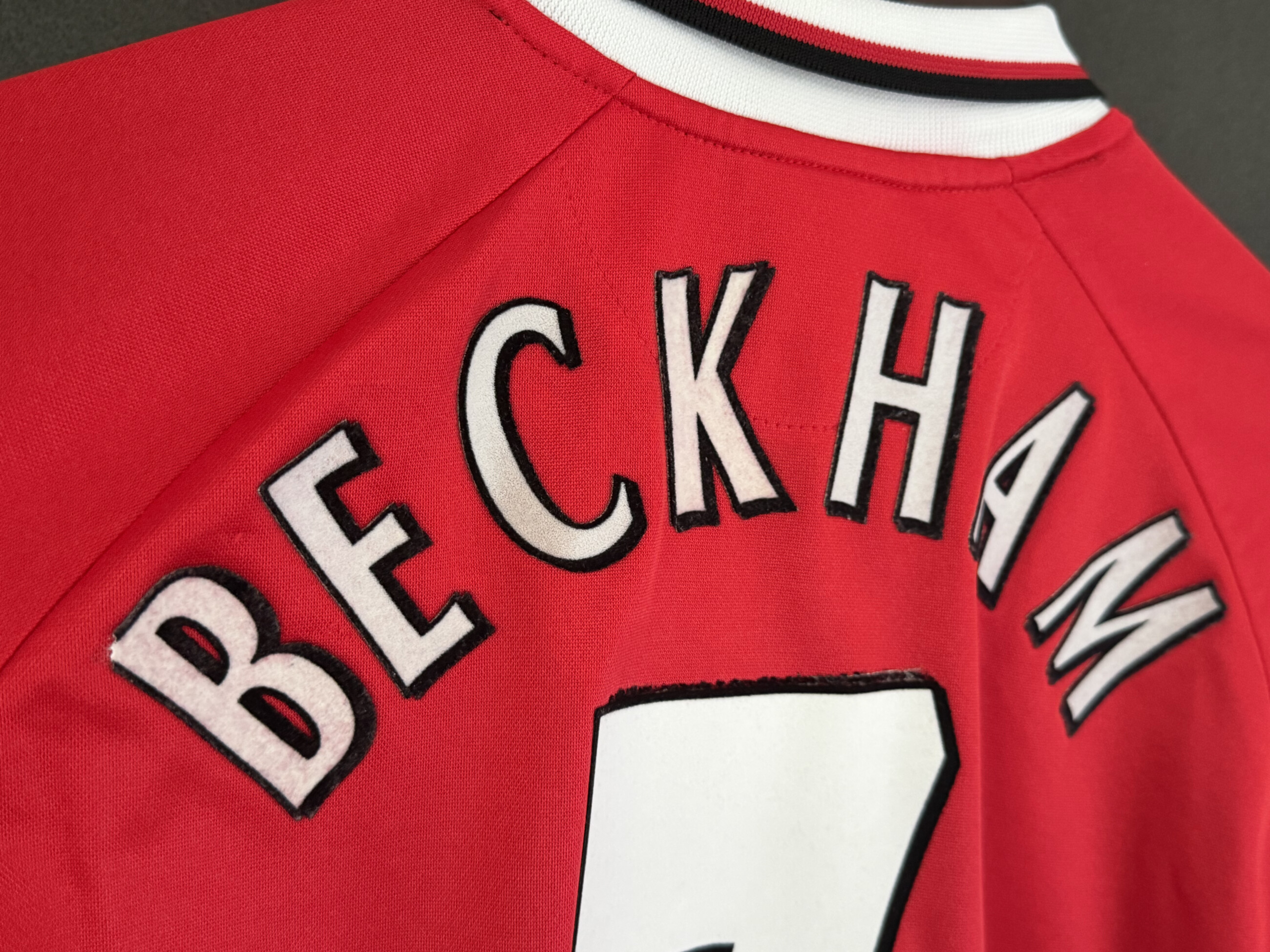 Manchester United 1998/99 CL Home BECKHAM 7 Large 7/10 view 4
