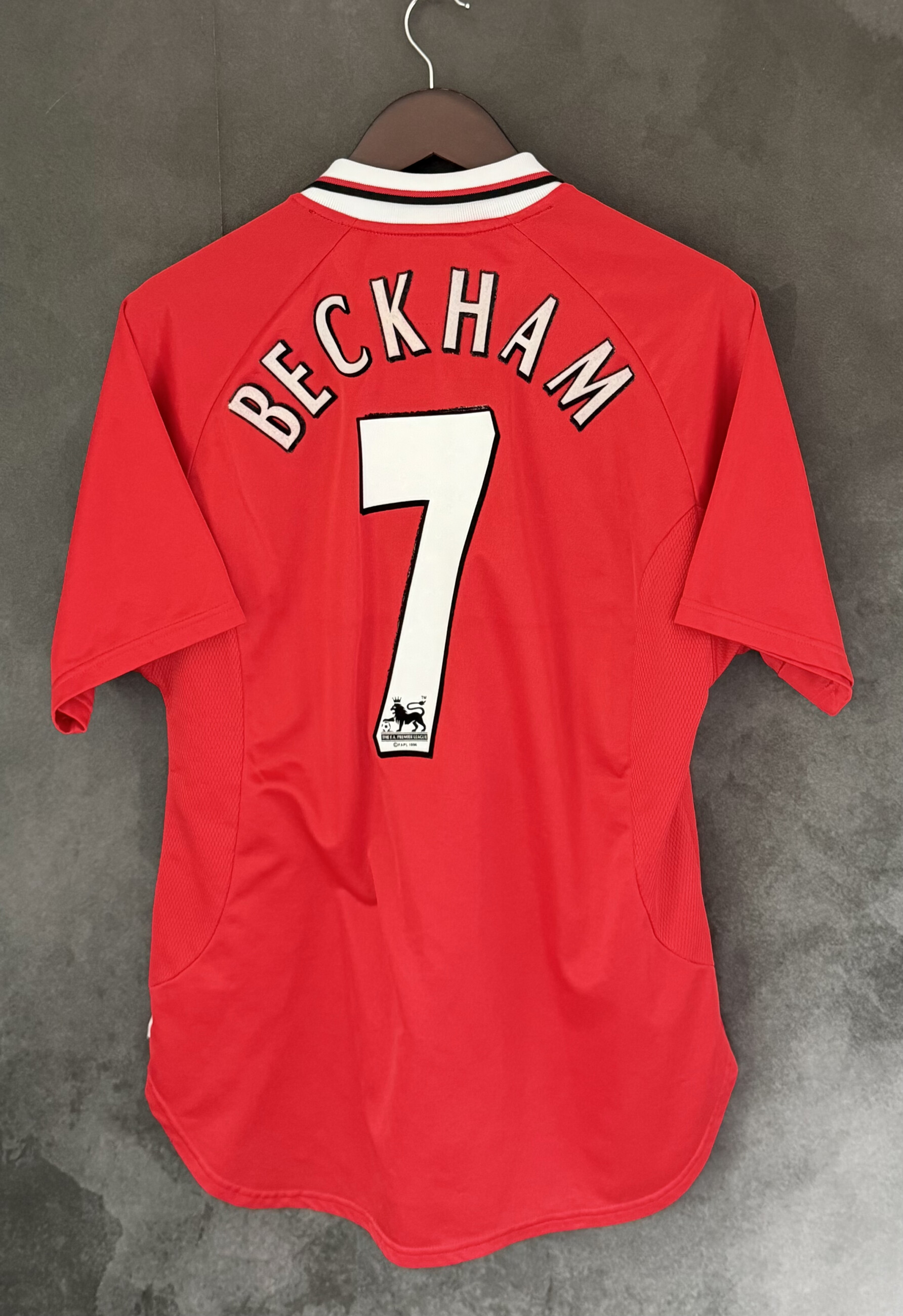 Manchester United 1998/99 CL Home BECKHAM 7 Large 7/10 view 2