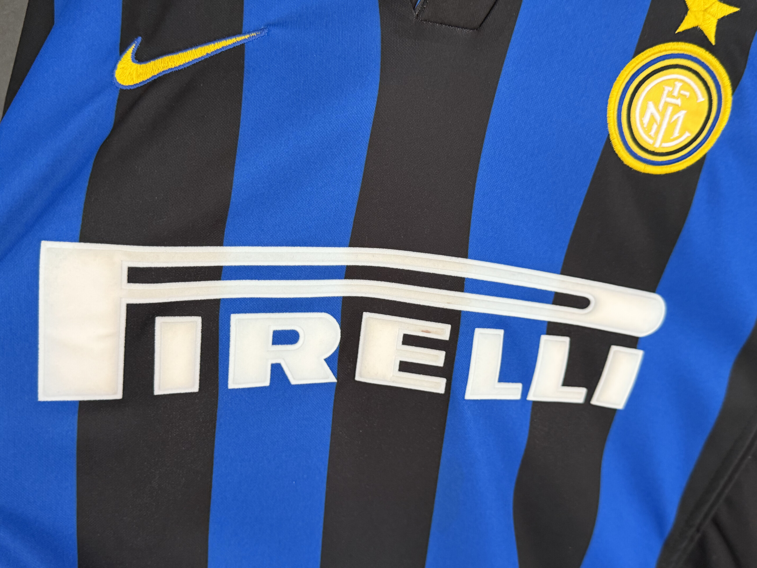Inter Milan 1998/99 Home ZAMORANO 1+8 XL 9/10 view 5