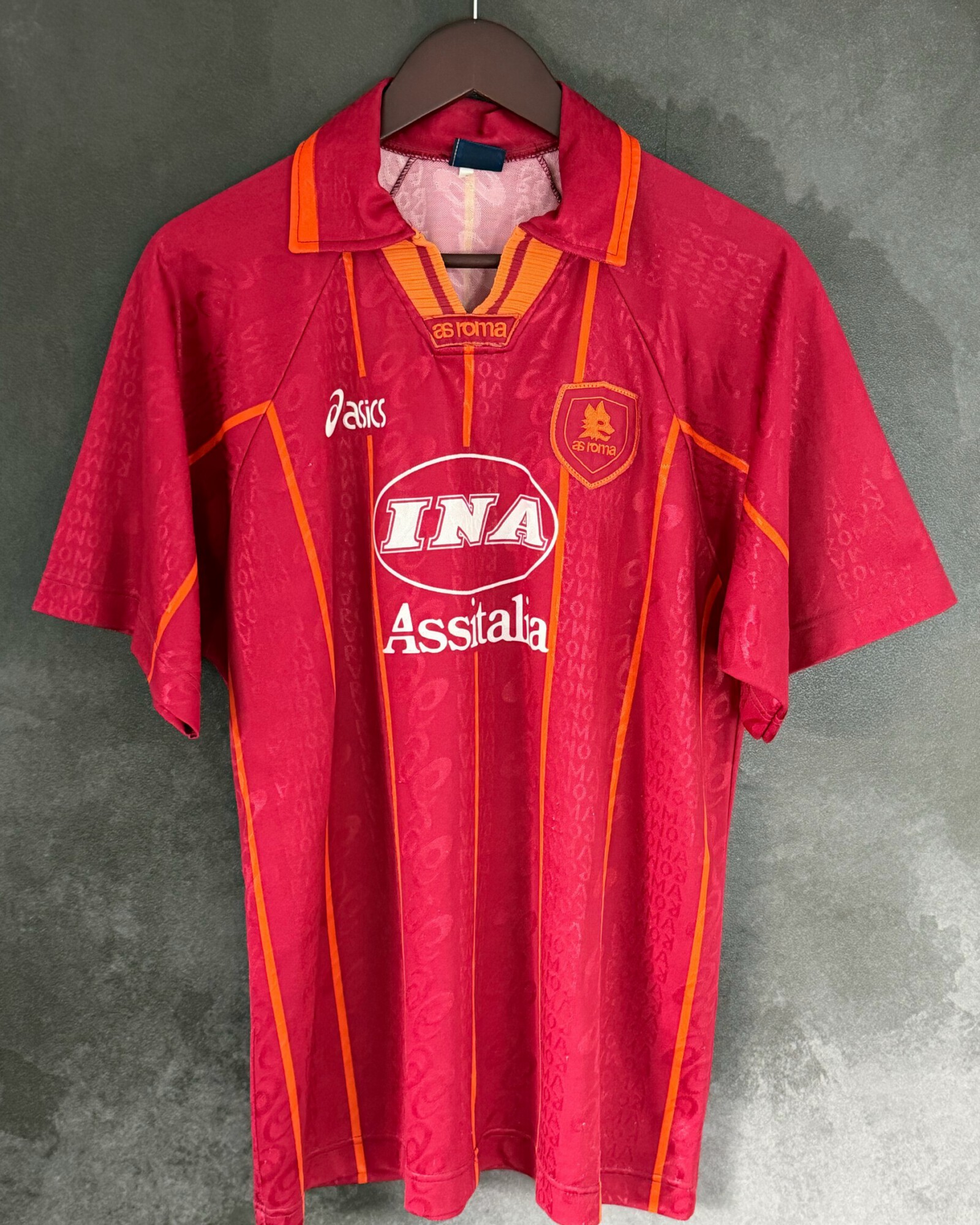AS Roma 1996/97 Home TOTTI 17 Large 8/10