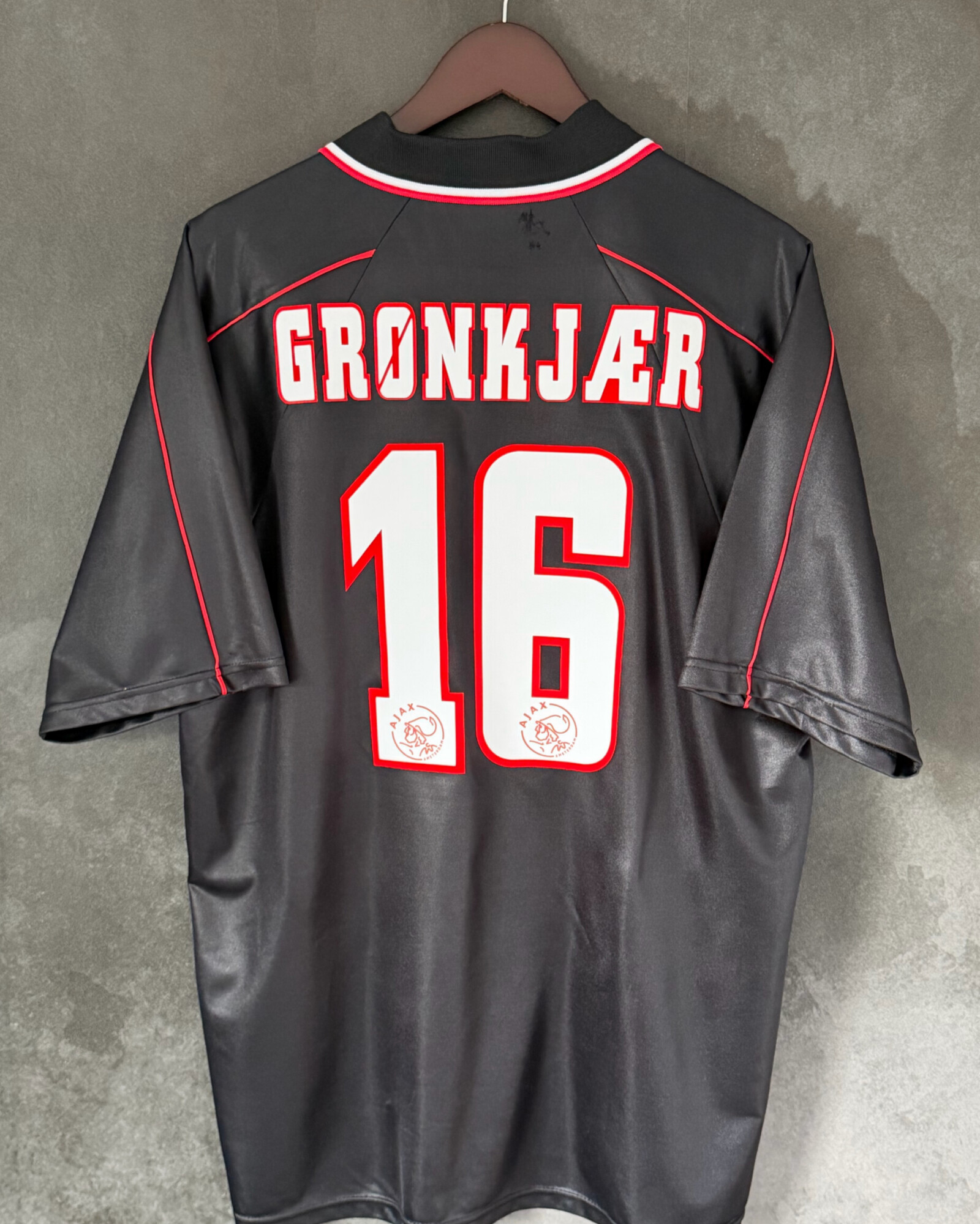 Ajax Amsterdam 1998/99 Away GRONKJAER 16 XL 8.5/10