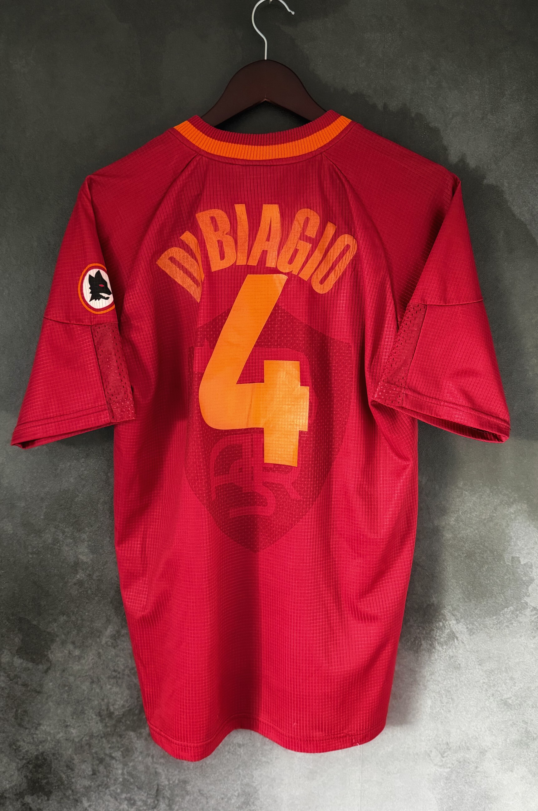 AS Roma 1997/98 Home DI BAGGIO 4 Large 9/10 view 2