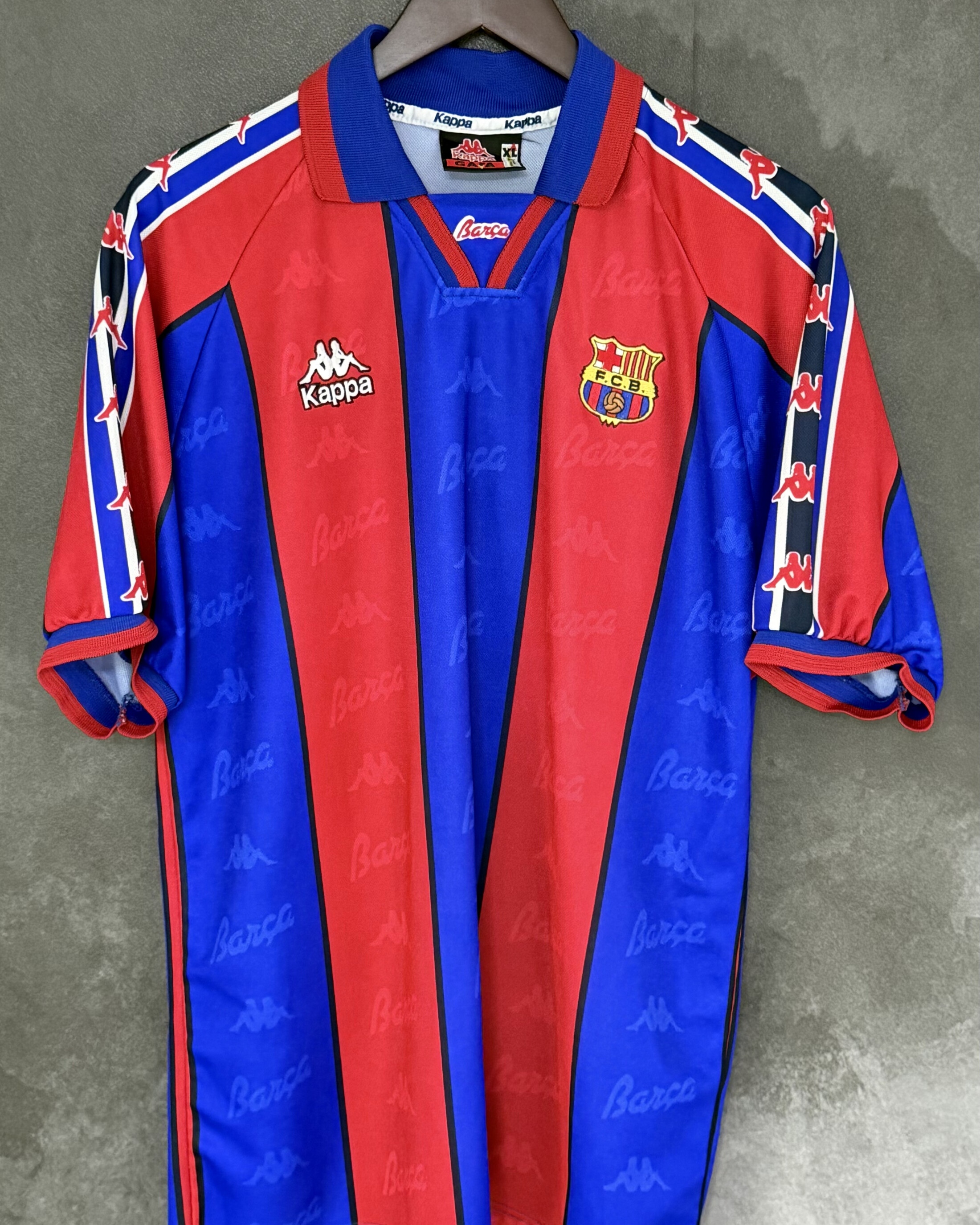 FC Barcelona 1995/97 Home RONALDO 9 XL 9/10