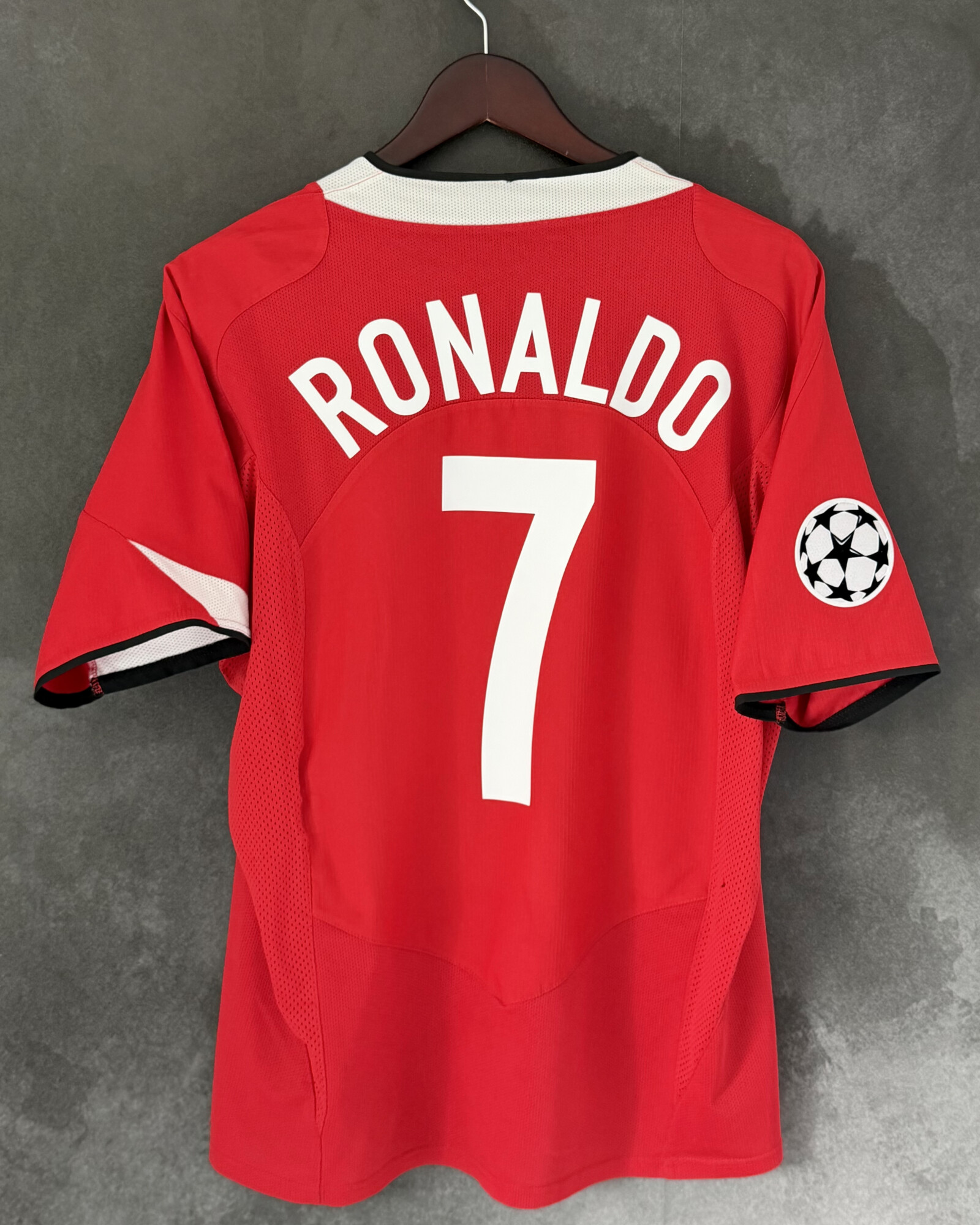Manchester United 2005/06 Home RONALDO 7 Large 8/10