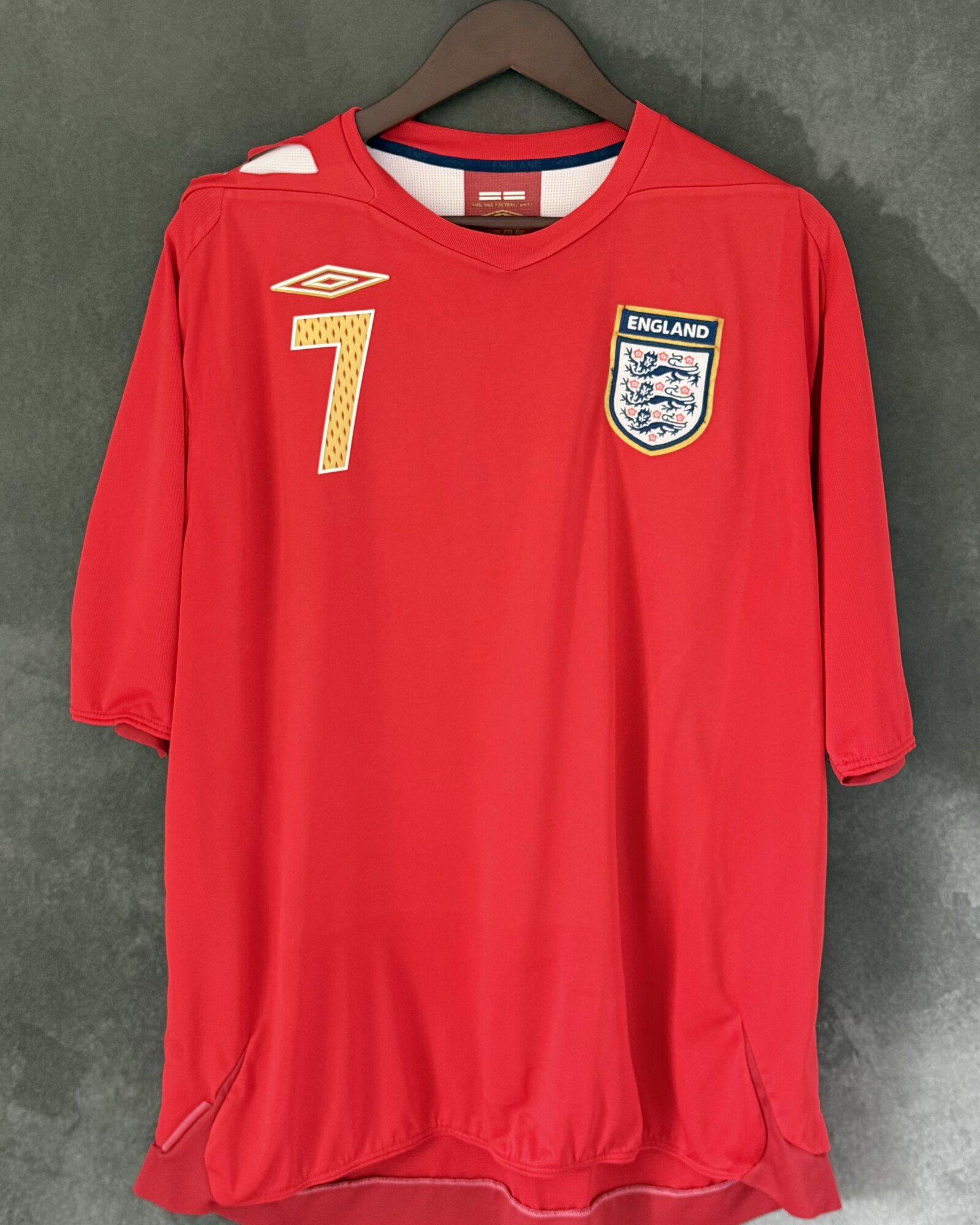 England 2006 Away BECKHAM 7 XXL 8/10
