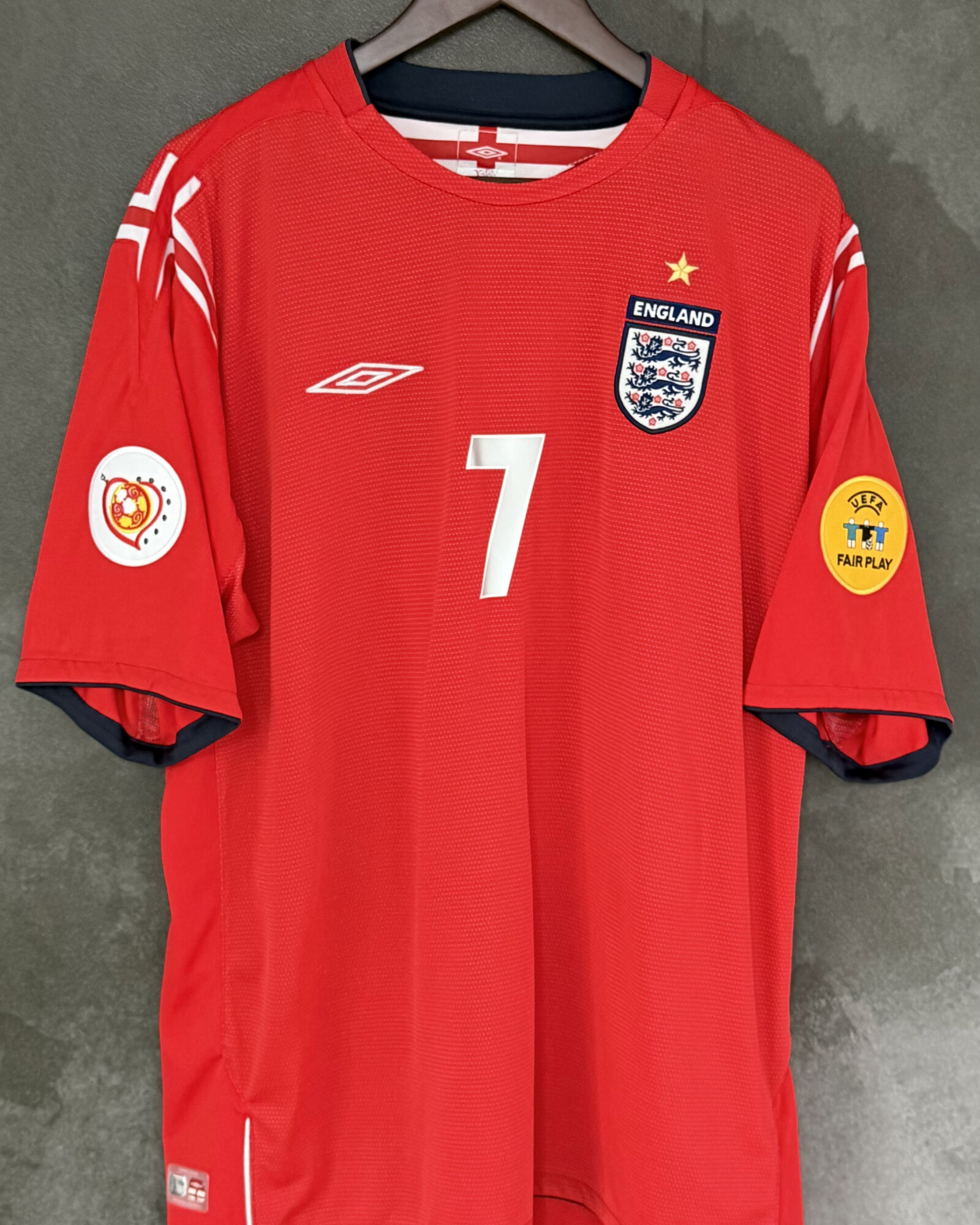 England 2004 Away BECKHAM 7 XXL 9/10