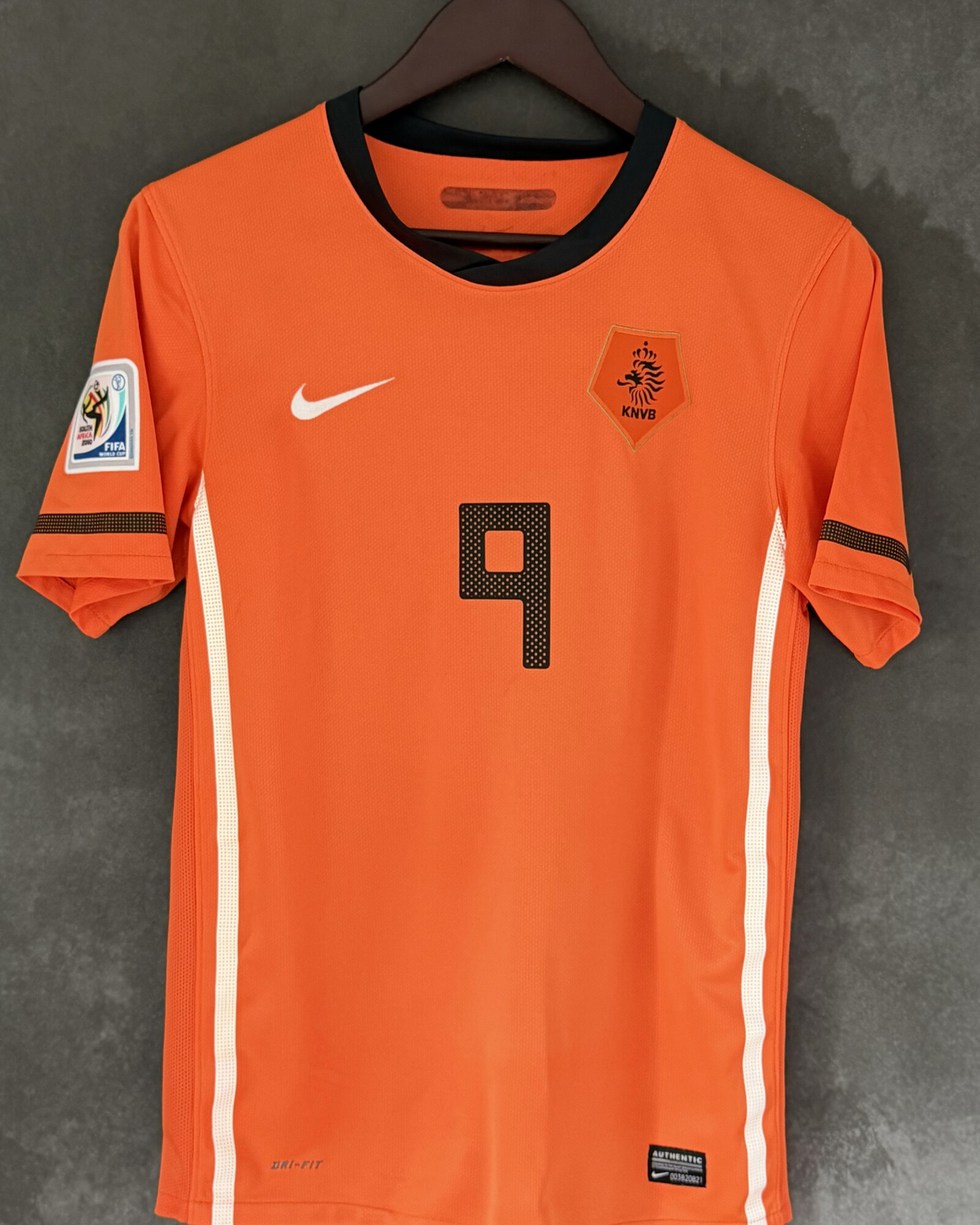 Netherlands 2010 Home V.PERSIE 9 Small 9/10