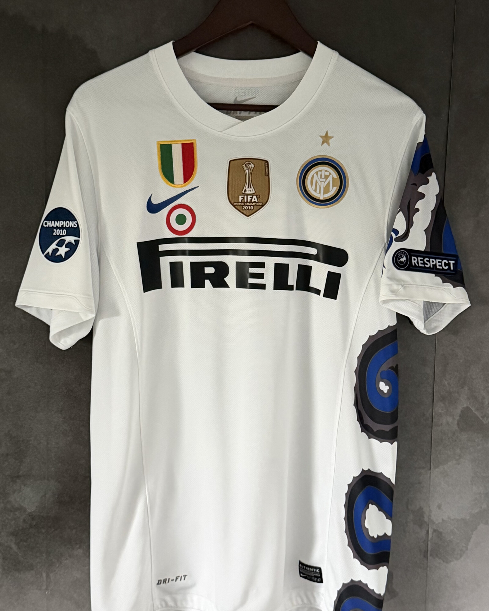 Inter Milan 2010/11 Away MATERAZZI 23 Medium 8/10