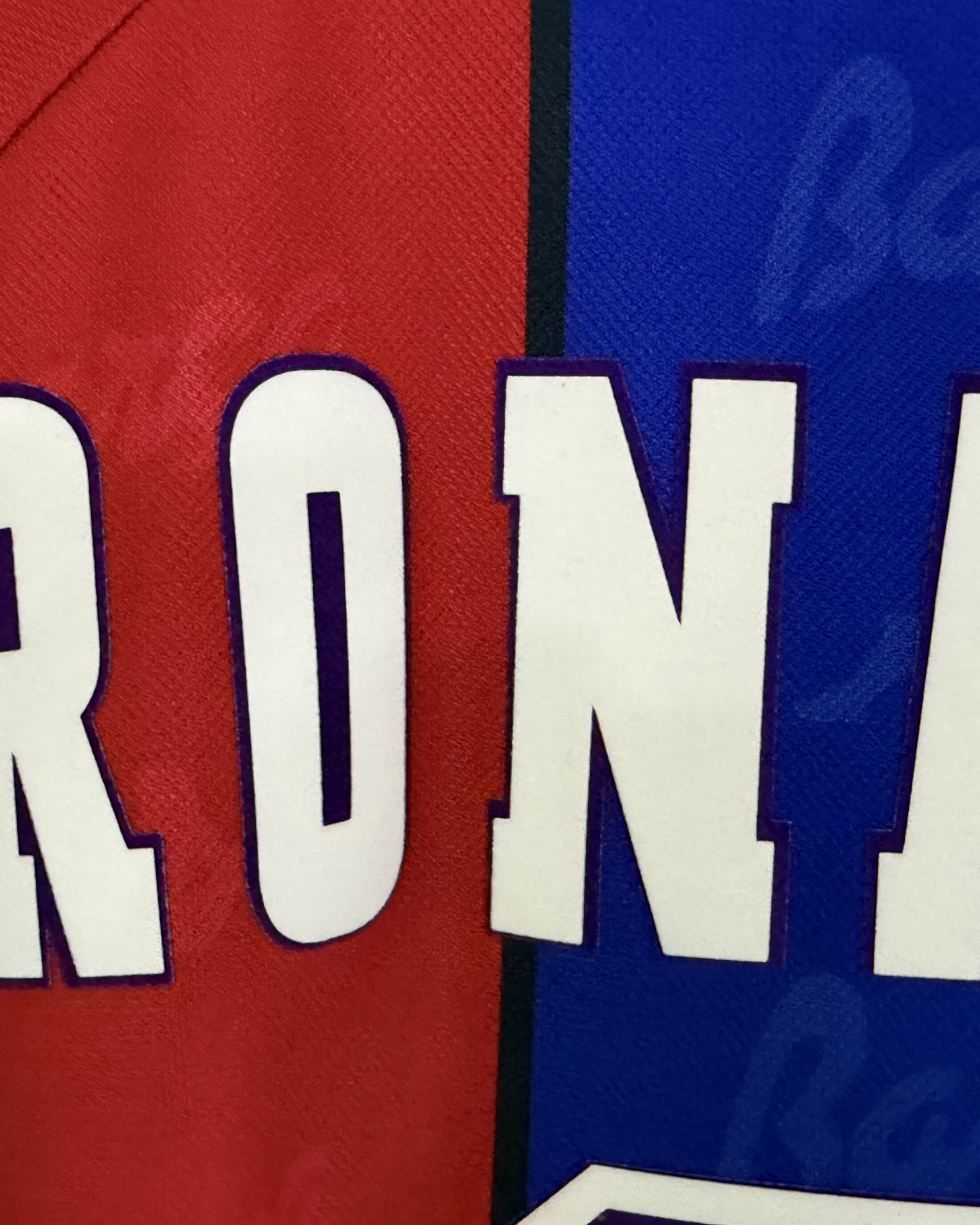 FC Barcelona 1995/97 Home RONALDO 9 XL 9/10 view 4