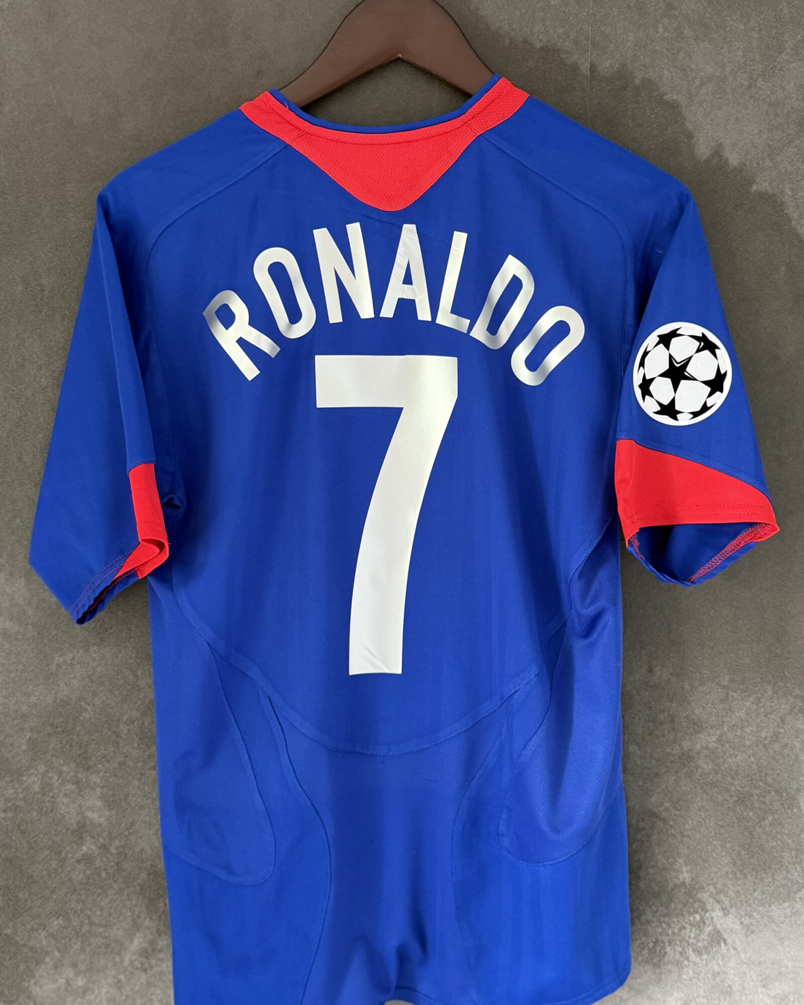 Manchester United 2005/06 away RONALDO 7 Small 8/10