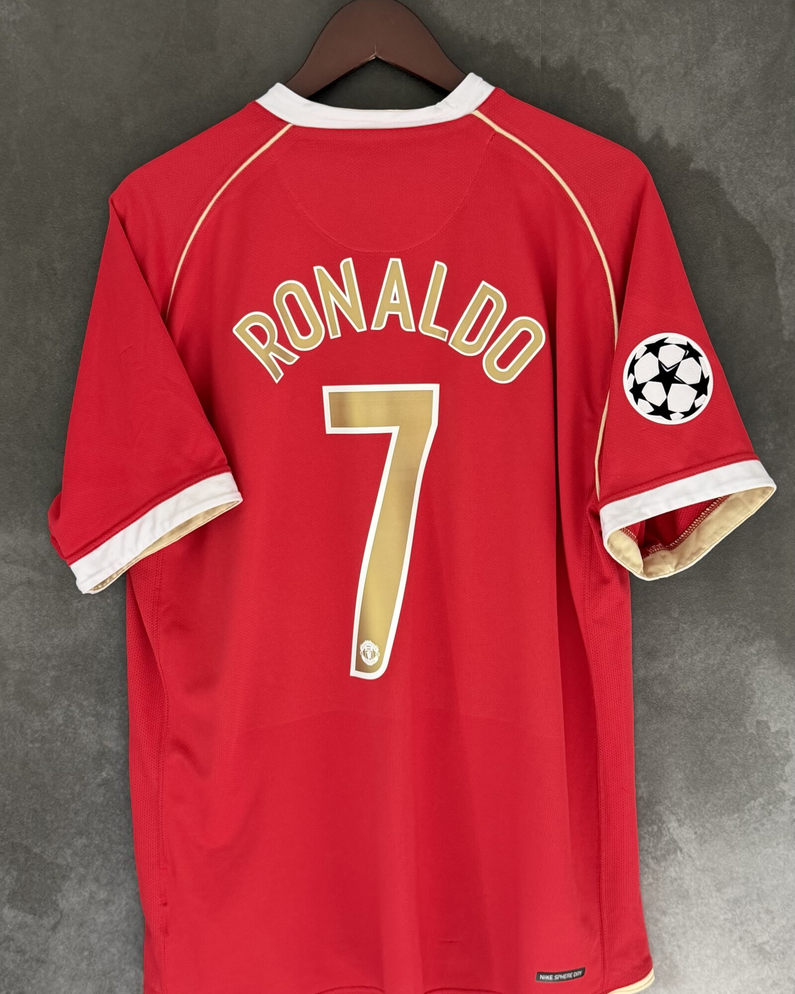 Manchester United 2006/07 Home RONALDO 7 Xl 9/10