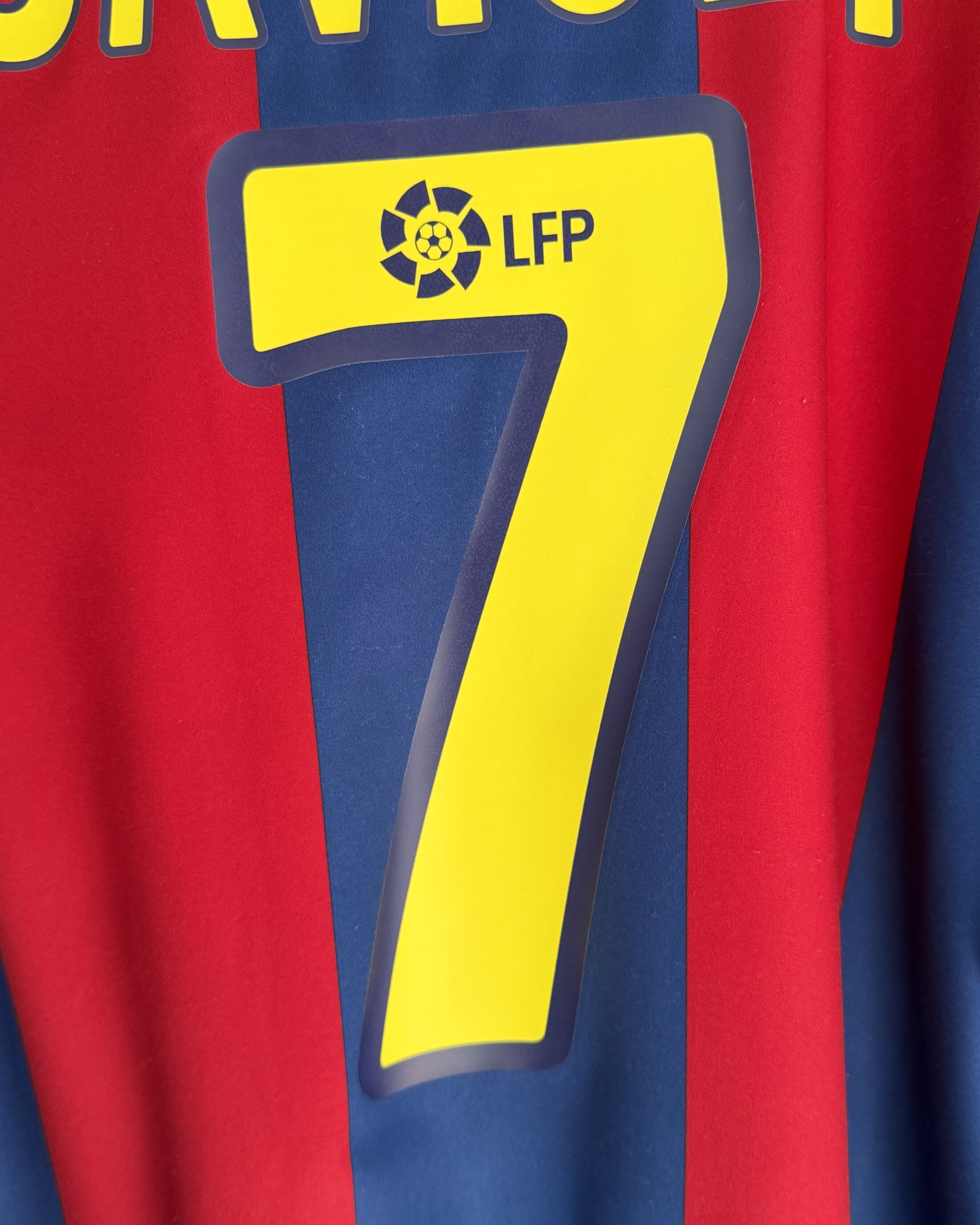 Barcelona 2002/03 Home SAVIOLA 7 XXL 9/10 - Image 3