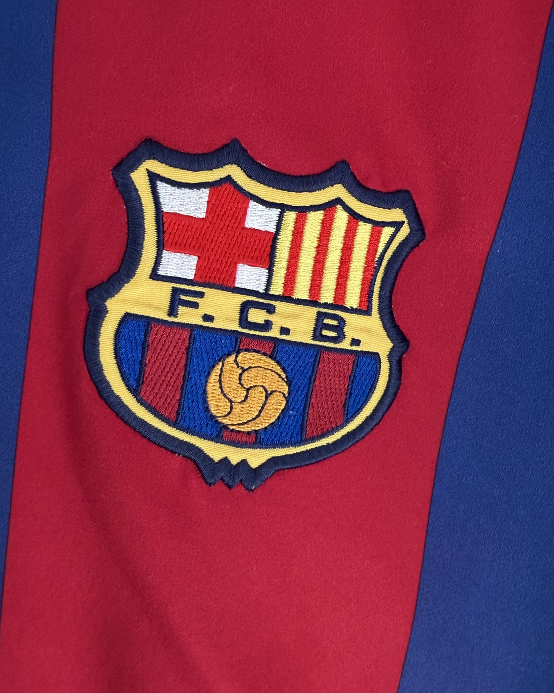 Barcelona 2002/03 Home SAVIOLA 7 XXL 9/10 - Image 4