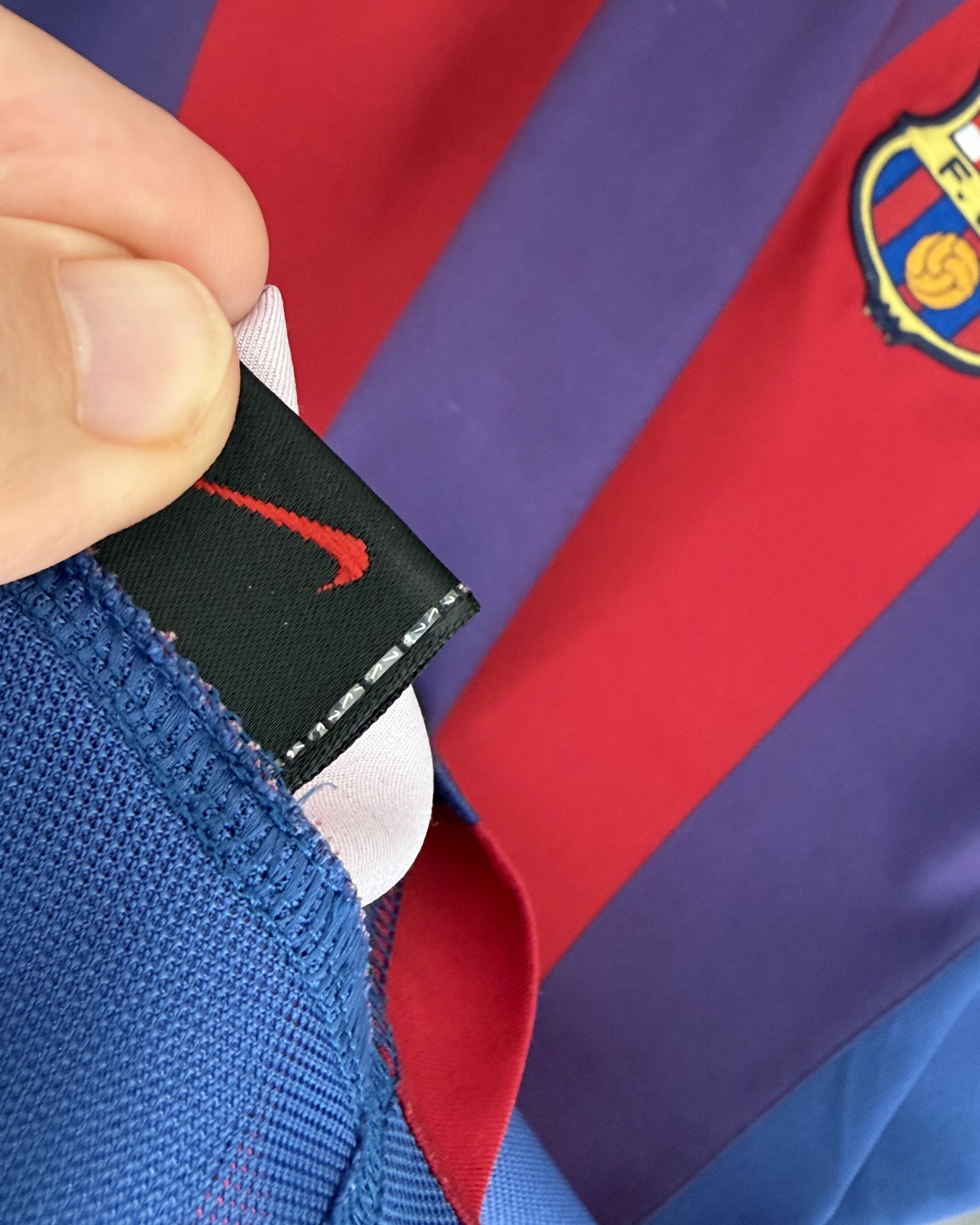Barcelona 2002/03 Away SAVIOLA 7 Large 8/10 - Image 6