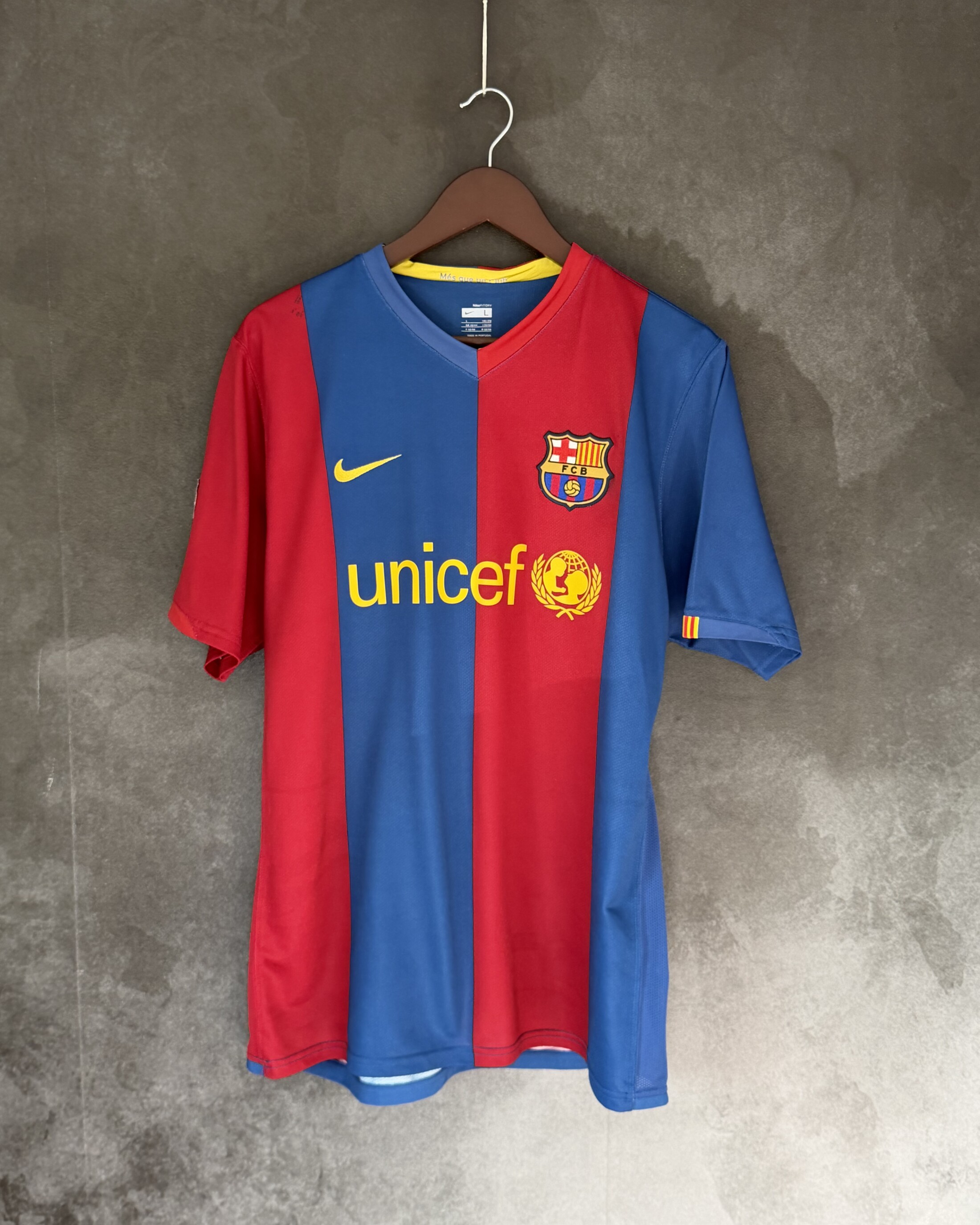 FC Barcelona 2006/07 Home RONALDINHO 10 Large 9/10