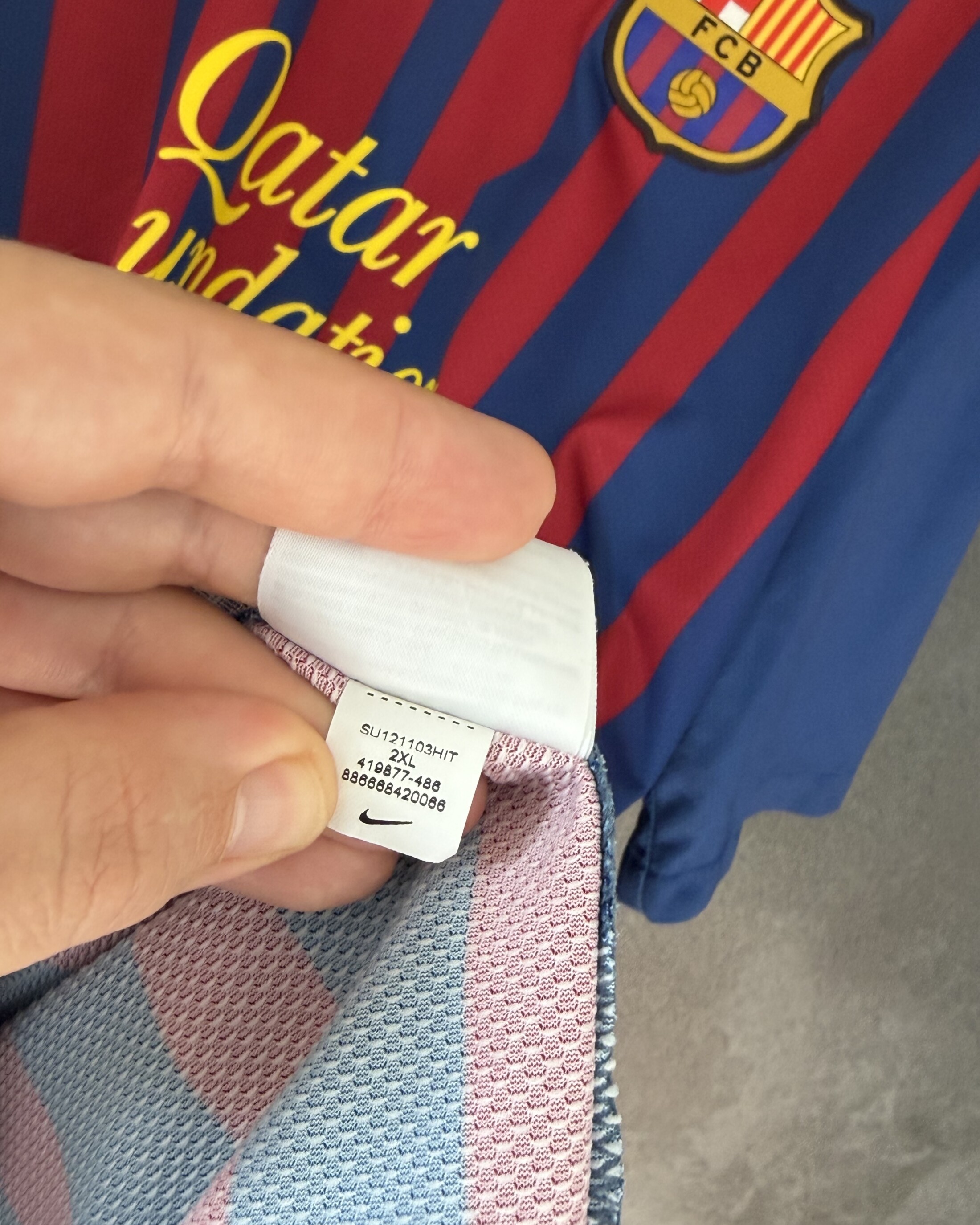 FC Barcelona 2011/12 Home MESSI 10 XXL 9/10 - Image 6