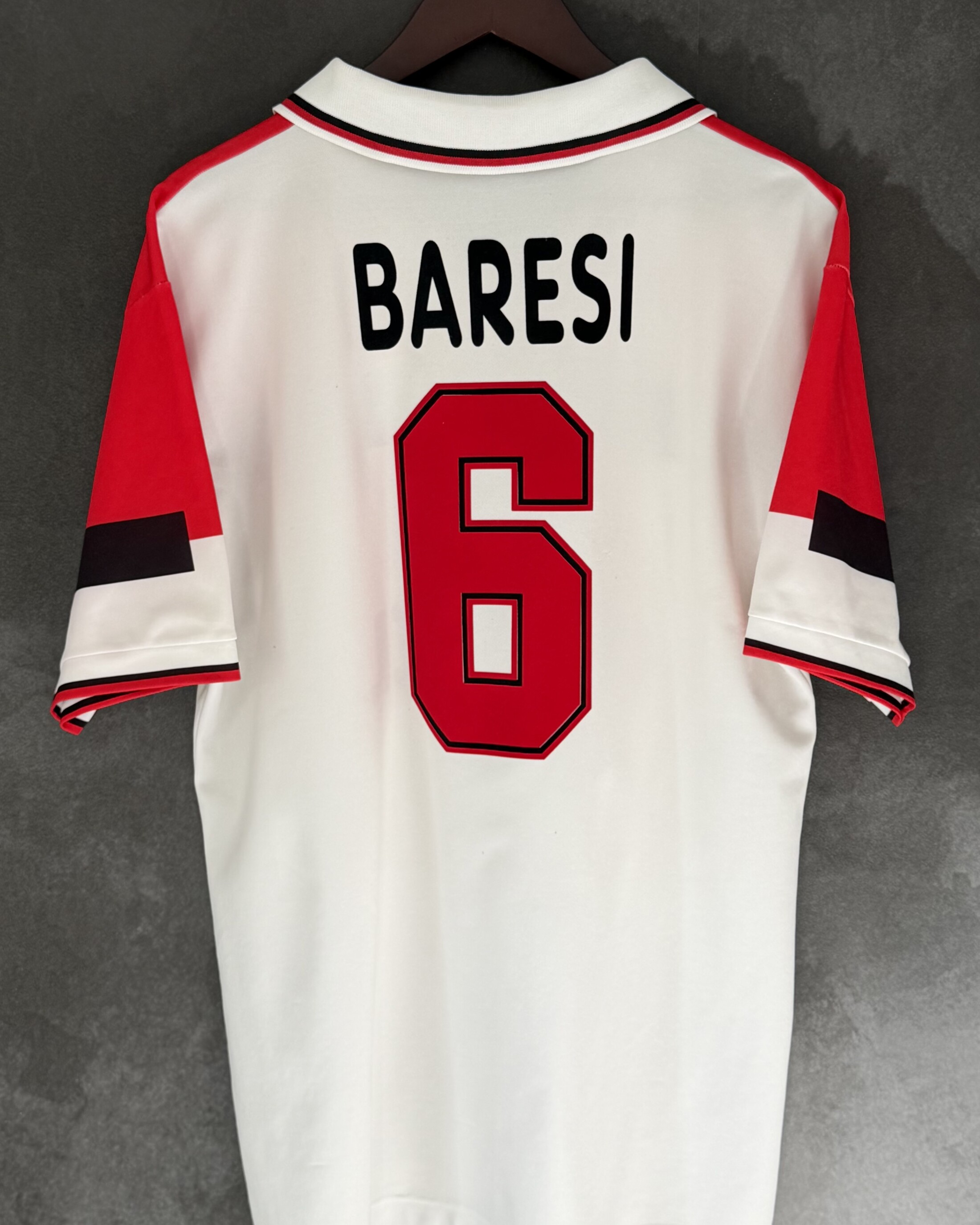 AC Milan 1994/95 Away BARESI 6 L/XL 6/10 - Image 2